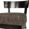 Casa Padrino Luxus Lounge Club Sessel Grau / Schwarz 73,5 x 66 x H. 74 cm - Luxus Kollektion