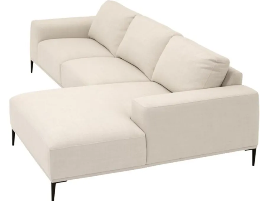 Casa Padrino Luxus Lounge Sofa Naturfarbig 285 x 164 x H. 80 cm - Luxus Kollektion
