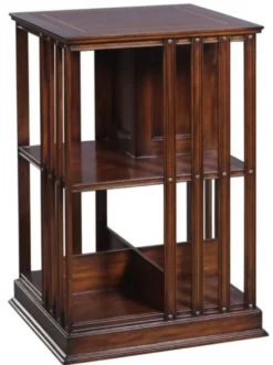Casa Padrino Luxus Mahagoni Bücherschrank Braun 49 x 49 x H. 80 cm - Luxus Kollektion