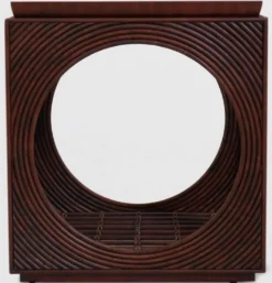 Casa Padrino Luxus Mahagoni Beistelltisch in Würfelform Dunkelbraun 50 x 50 x H. 55 cm - Wohnzimmer Möbel - Luxus Qualität
