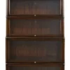 Casa Padrino Luxus Mahagoni Bücherschrank mit 5 Glastüren und Schublade Dunkelbraun 86 x 36,5 x H. 197 cm - Luxus Möbel