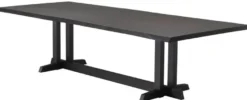 Casa Padrino Luxus Mahagoni Esstisch Mokkafarben 290,5 x 128 x H. 77 cm - Massivholz Küchentisch - Rechteckiger Esszimmertisch - Luxus Esszimmer Möbel