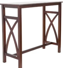 Casa Padrino Luxus Mahagoni Frühstückstisch Set Braun - Luxus Mahagoni Möbel
