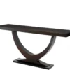 Casa Padrino Luxus Mahagoni Konsole Braun 160 x 45 x H. 76 cm - Exklusive Konsolentisch für gehobene Wohnbereiche