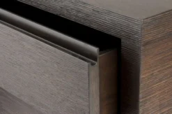 Casa Padrino Luxus Mahagoni Schrank mit 6 Schubladen, Braun / Kaffee, 180 x 46 x H. 78 cm
