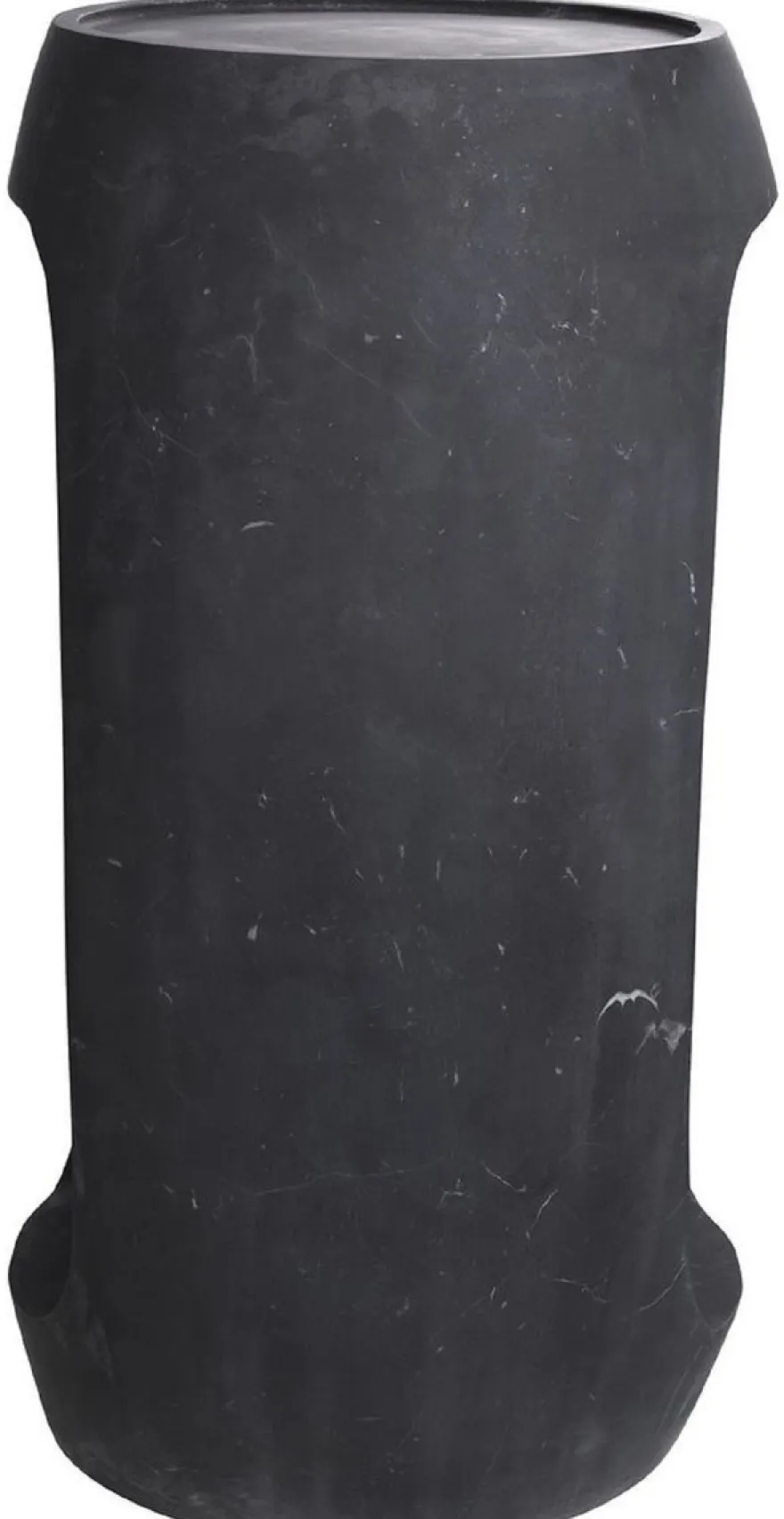 Casa Padrino Luxus Marmor Beistelltisch Schwarz 37 x 29 x H. 55,5 cm - Marmor Möbel - Luxus Qualität