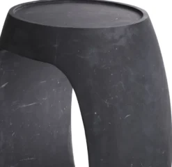 Casa Padrino Luxus Marmor Beistelltisch Schwarz 37 x 29 x H. 55,5 cm - Marmor Möbel - Luxus Qualität