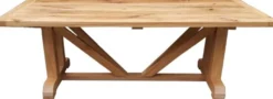 Casa Padrino Luxus Massivholz Esstisch Eiche Massiv 240cm Imperial - Schwere Ausführung