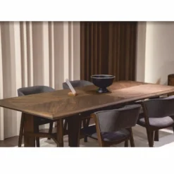 Casa Padrino Luxus Massivholz Esstisch Braun 200 cm - Esszimmer Möbel
