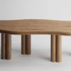 Casa Padrino Luxus Massivholz Esstisch Naturfarben 210 x 98 x H. 76 cm - Eichenholz Esszimmertisch - Esszimmer Möbel - Luxus Möbel