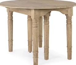 Casa Padrino Luxus Massivholz Esstisch Naturfarben 110-272 x 110 x H. 78 cm - Ausziehbarer Massivholz Küchentisch - Esszimmer Möbel - Küchen Möbel - Massivholz Möbel - Luxus Möbel