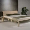 Casa Padrino Luxus Massivholz Doppelbett Naturfarben - Verschiedene Größen