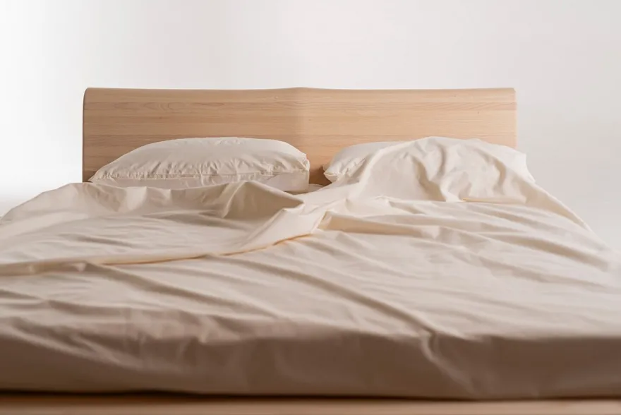 Casa Padrino Luxus Massivholz Doppelbett Naturfarben - Verschiedene Größen