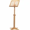 Casa Padrino Luxus Massivholz Notenständer Naturfarben H. 71,5-125 cm - Made in Italy