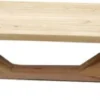 Casa Padrino Luxus Massivholz Sitzbank Imperial 230 cm - Eiche Massiv geölt - Schwere Ausführung