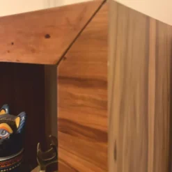 Casa Padrino Luxus Massivholz Regalschrank Braun H. 170 cm - Ausstellungsstück
