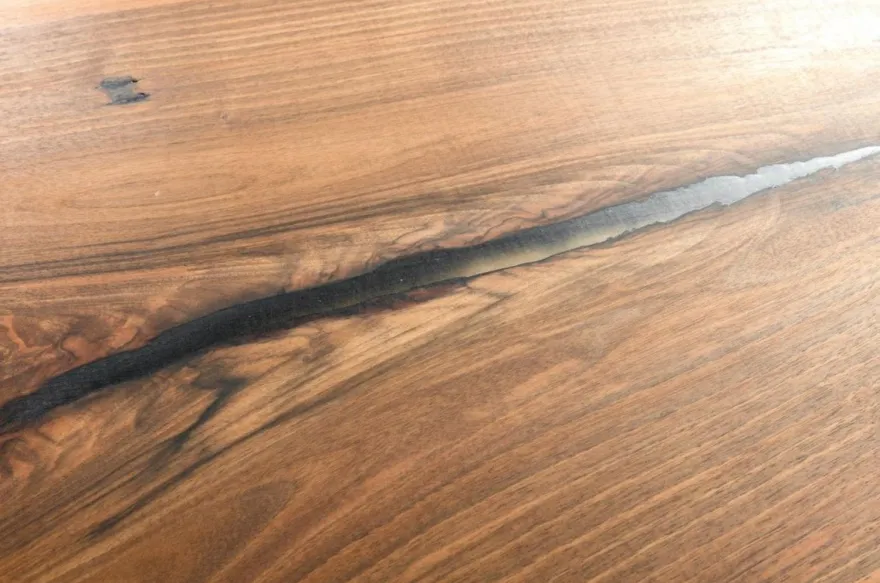 Casa Padrino Luxus Massivholz Esstisch Braun 200 x 100 x H. 76 cm - Küchentisch aus massivem Walnussholz - Esszimmer Möbel - Massivholz Möbel - Luxus Möbel