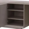 Casa Padrino Luxus Massivholz Schreibtisch Grau 220 x 55 x H. 75,5 cm - Bürotisch - Computertisch - Büro Möbel - Luxus Möbel - Luxus Einrichtung - Luxus Qualität
