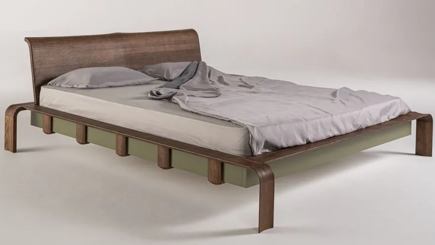 Casa Padrino Luxus Massivholz Doppelbett Dunkelbraun - Verschiedene Größen