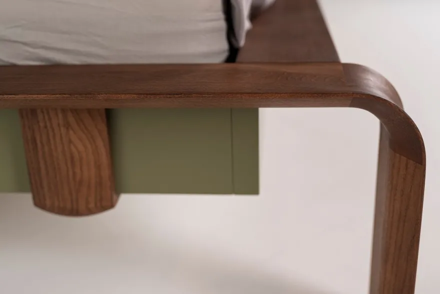 Casa Padrino Luxus Massivholz Doppelbett Dunkelbraun - Verschiedene Größen