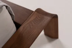 Casa Padrino Luxus Massivholz Doppelbett Dunkelbraun - Verschiedene Größen