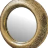 Casa Padrino Luxus Möbel Set Gold / Dunkelbraun - Konsolentisch mit Wandspiegel - Wohnzimmer Möbel - Hotel Möbel - Luxus Kollektion