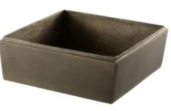 Casa Padrino Luxus Messing Aschenbecher - Designer Accessoire in antikem Messing - 20 x 20 x 9 cm