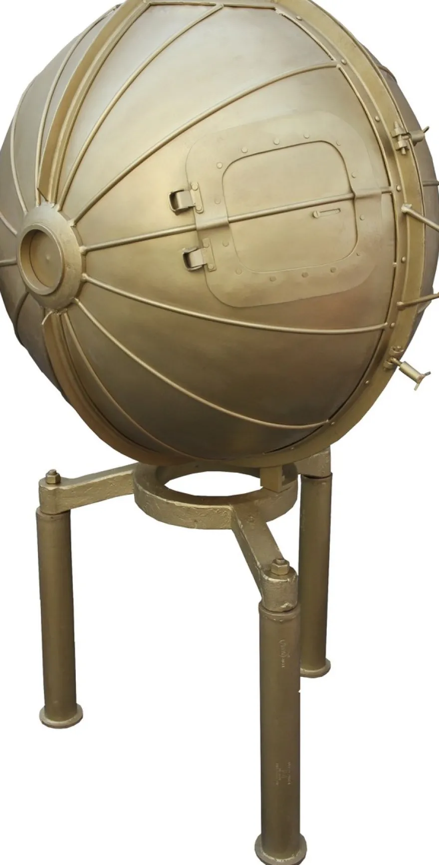 Casa Padrino Luxus Metall Getränke Bar Gold - Rundes Weinregal - Ø 98 x 162 cm