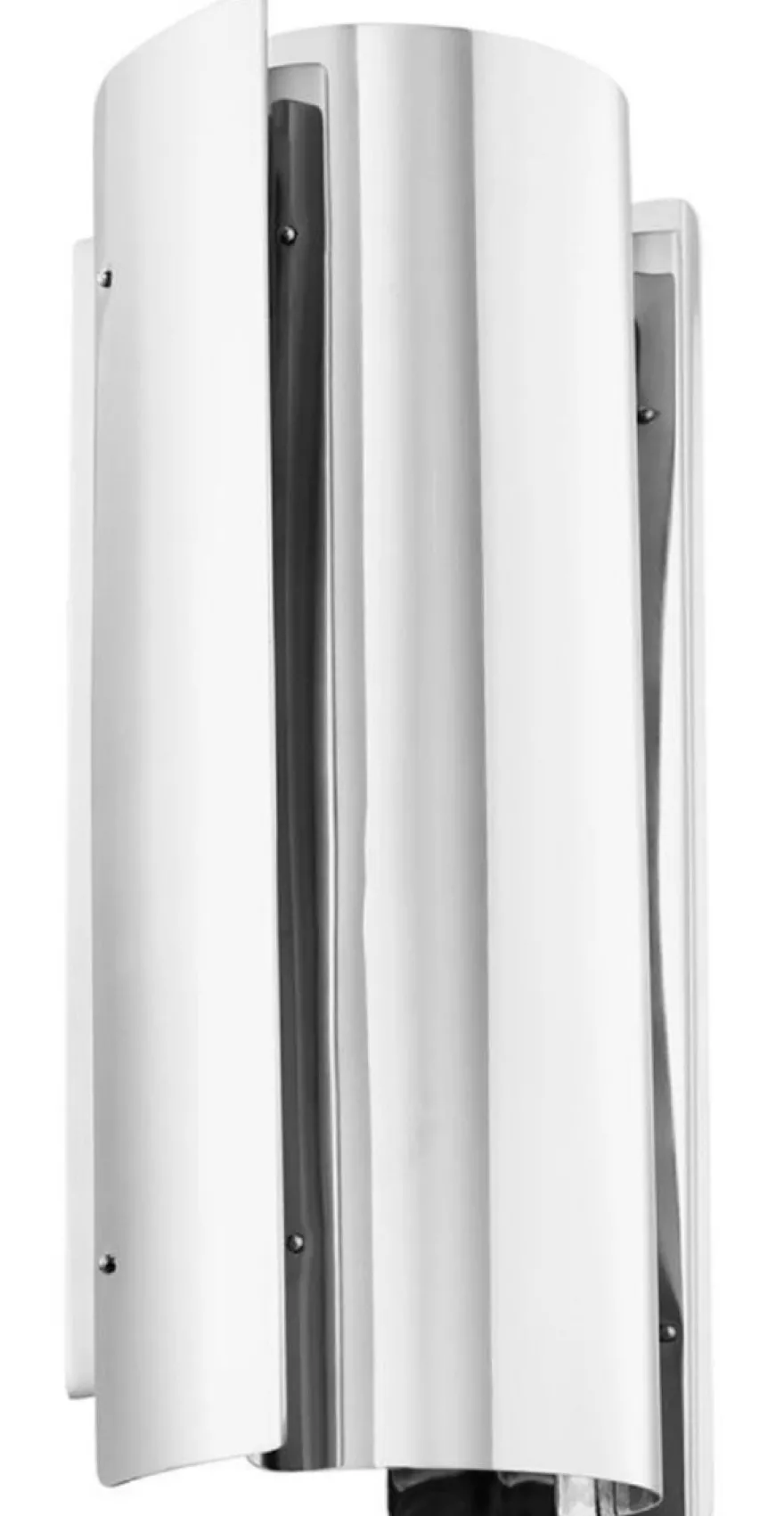 Casa Padrino Luxus Metall Wandleuchte Silber 16,5 x 12 x H. 31,8 cm - Designer Leuchte