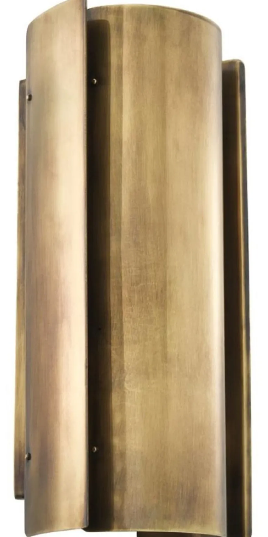 Casa Padrino Luxus Metall Wandleuchte Vintage Messingfarben 16,5 x 12 x H. 31,8 cm - Designer Leuchte