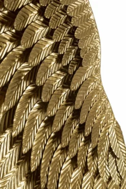 Casa Padrino Luxus Metall Wanddeko Flügel Set Gold 146 cm - Deko Accessoires