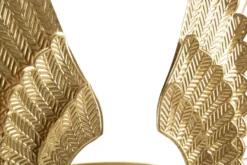 Casa Padrino Luxus Metall Wanddeko Flügel Set Gold 105,5 cm - Deko Accessoires