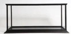 Casa Padrino Luxus Modelboot Vitrine 100,3 x 40,6 x H. 45,7 cm - Modellbau Vitrine - Modellbau Deko Accessoires
