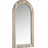 Casa Padrino Luxus Naturstein Spiegel Grau H. 100 cm - Luxus Naturstein Möbel
