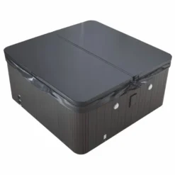 Casa Padrino Luxus Outdoor Jacuzzi Weiß / Schwarz 201 cm - Garten Whirlpool
