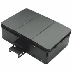 Casa Padrino Luxus Outdoor Jacuzzi Weiß / Schwarz 320 cm - Garten Whirlpool