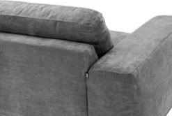Casa Padrino Luxus Oversize Sessel in Grau 158 x 93 x H. 80 cm - Hochwertiges Hotel Möbelstück