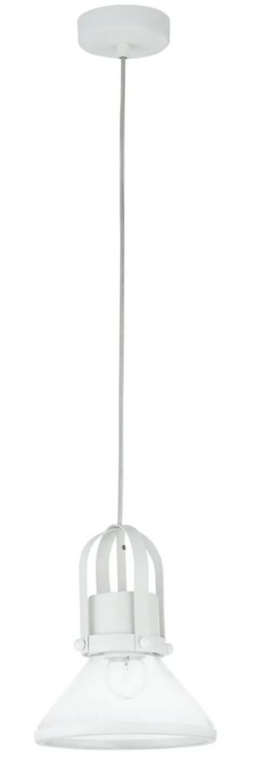 Casa Padrino Luxus Pendelleuchte / Hängeleuchte Weiß Ø 18,5 x H. 23 cm - Leuchten & Lüster