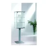 Casa Padrino Luxus Präsentationsvitrine 45 x 45 cm H. 157 cm - Ladeneinrichtung - Boutique Möbel - Made in Italy