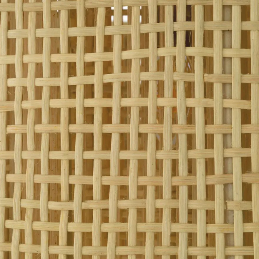 Casa Padrino Luxus Rattan Kronleuchter Naturfarben Ø 80 cm - Luxus Leuchten