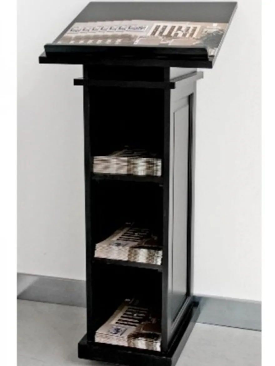 Casa Padrino Luxus Rednerpult / Stehpult in Schwarz, 112 x 50 x 39 cm