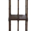 Casa Padrino Luxus Regalschrank mit Schublade Dunkelbraun 44 x 36 x H. 163 cm - Luxus Qualität