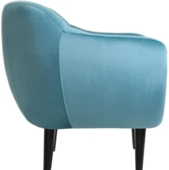 Casa Padrino Luxus Samt Sessel 97 x 81 x H. 83 cm - Verschiedene Farben - Wohnzimmer Hotel Büro Club Sessel - Luxus Kollektion