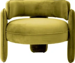Casa Padrino Luxus Samt Sessel Vintage Grün 80 x 71 x H. 68,5 cm - Wohnzimmer Sessel - Hotel Sessel - Wohnzimmer Möbel - Luxus Möbel - Wohnzimmer Einrichtung - Luxus Einrichtung - Möbel Luxus