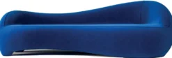 Casa Padrino Luxus Samt Sofa Blau 280 x 105 x H. 68 cm - Wohnzimmer Sofa - Hotel Sofa - Wohnzimmer Möbel - Hotel Möbel - Luxus Möbel