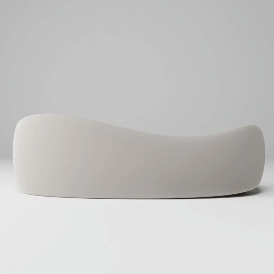 Casa Padrino Luxus Samt Sofa Grau / Braun 280 cm - Wohnzimmer & Hotel Möbel