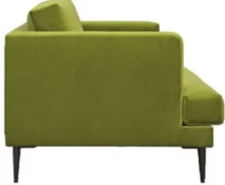 Casa Padrino Luxus Samt Sofa 184 x 90 x H. 76 cm - Verschiedene Farben - Modernes Wohnzimmer Sofa - Moderne Wohnzimmer Möbel
