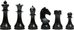 Casa Padrino Luxus Schach Set 50 x 50 cm - Luxus Schachspiel - Holz Schachbrett mit Schachfiguren