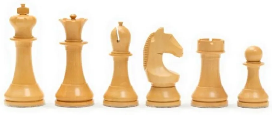 Casa Padrino Luxus Schach Set 50 x 50 cm - Luxus Schachspiel - Holz Schachbrett mit Schachfiguren