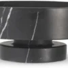Casa Padrino Luxus Schale Schwarz Ø 33 x H. 13 cm - Runde Deko Schüssel aus hochwertigem Marmor - Luxus Deko Accessoires